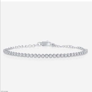 Ring Concierge Mini Diamond Half Tennis Bracelet White Gold